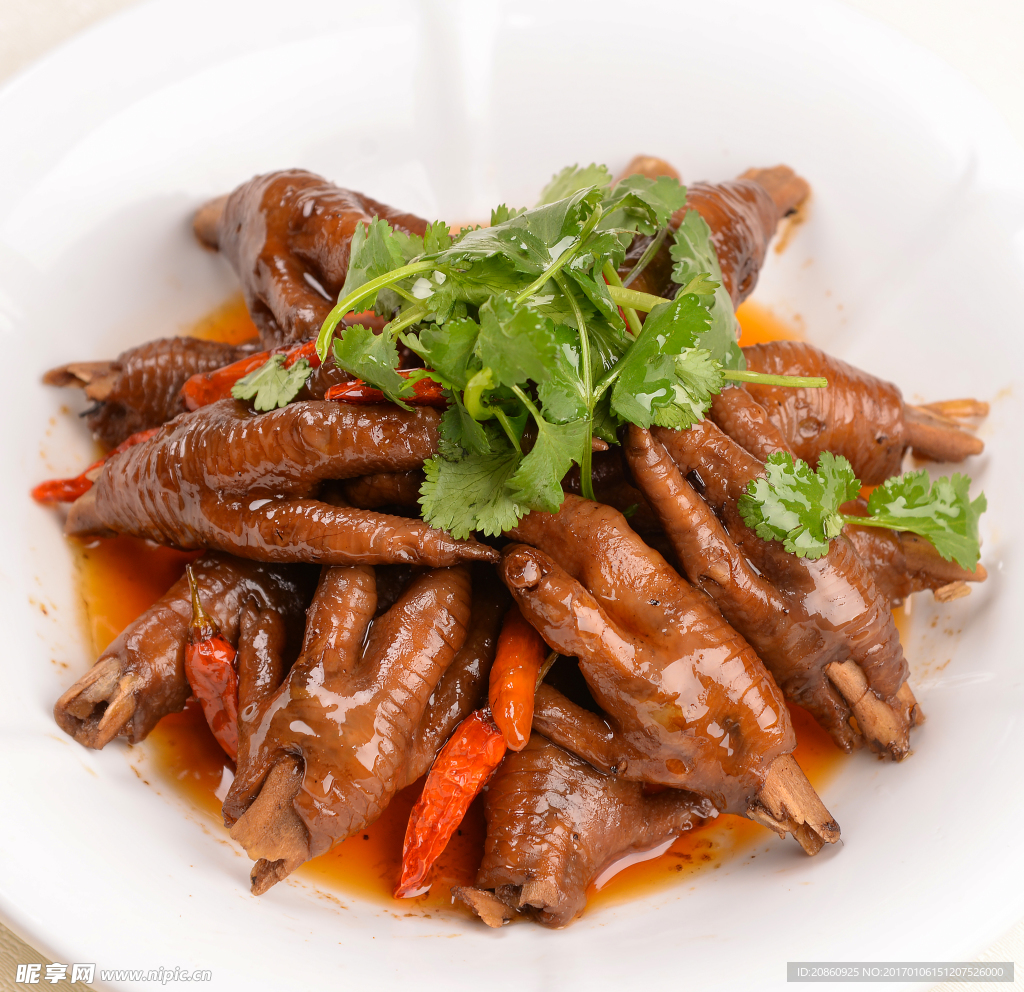 美味的鸡爪图片