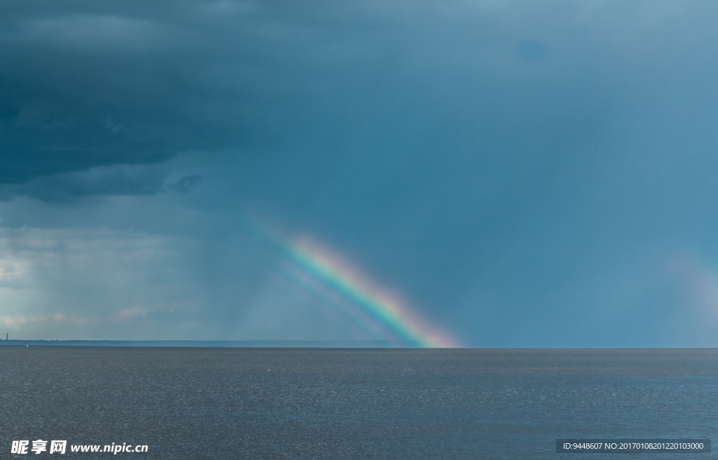 海上彩虹图片