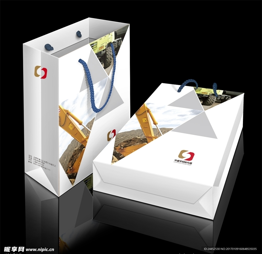 纸袋设计效果图