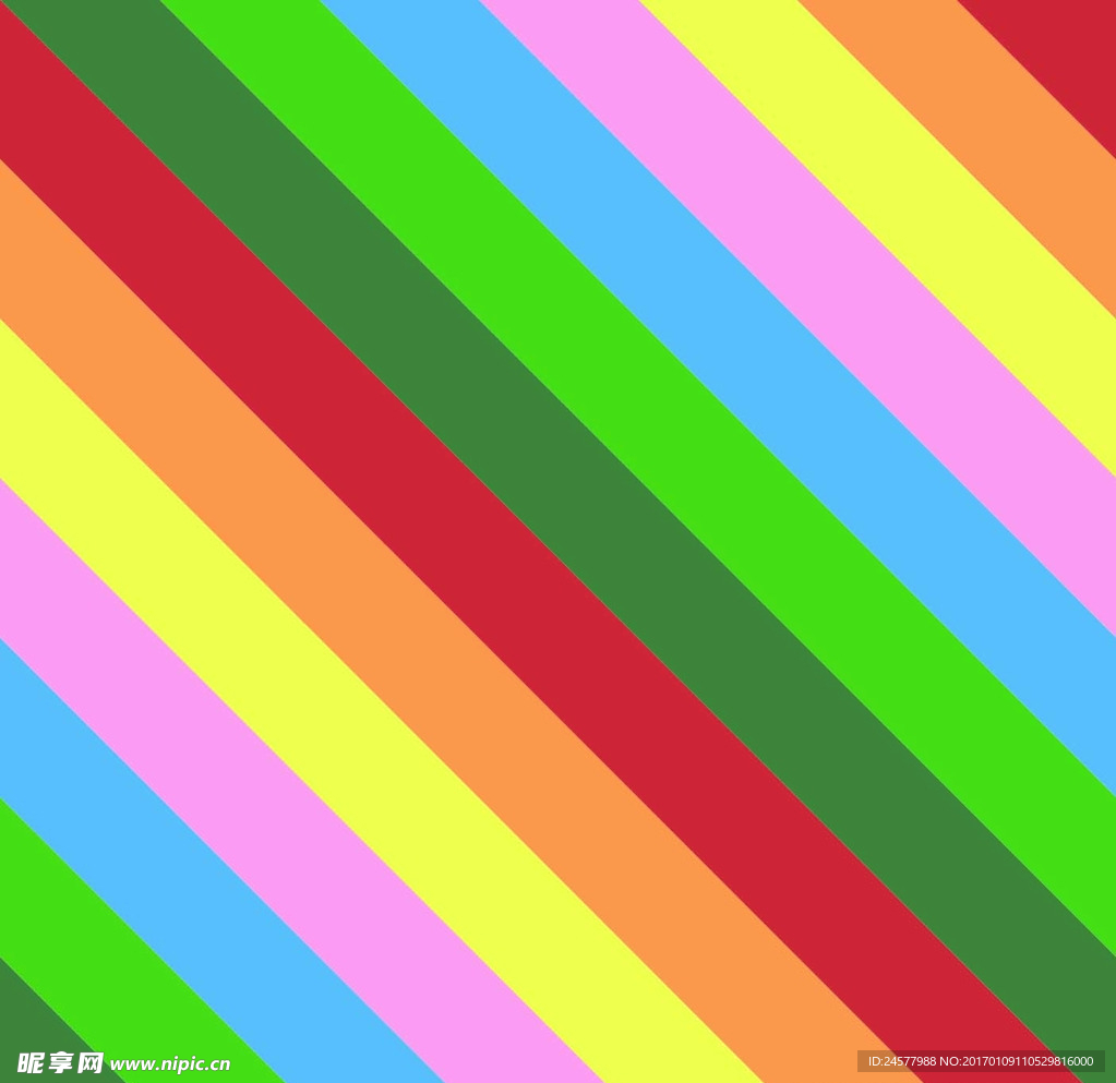 可无限拼接斜多色条