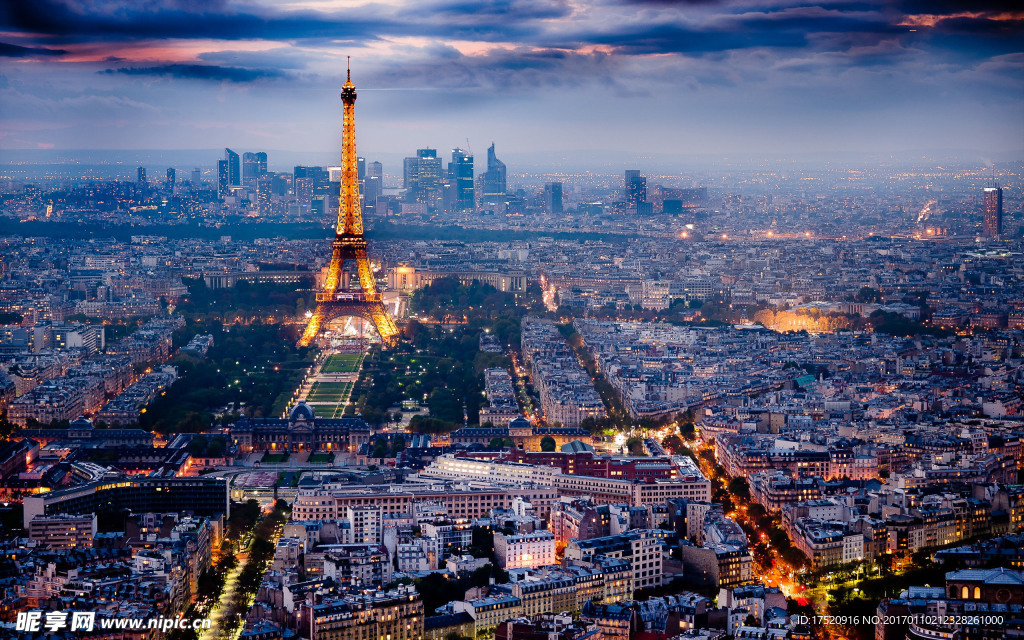 巴黎夜景
