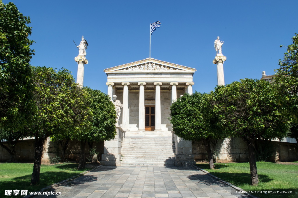 雅典古建筑图片