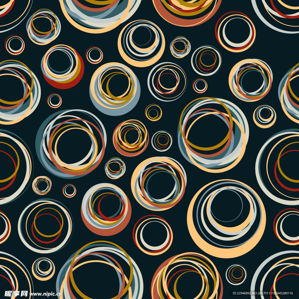 抽象艺术圆圈圈