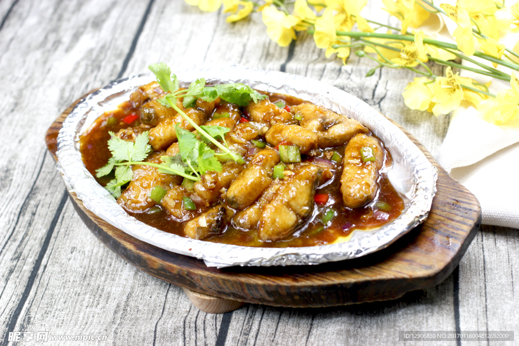 铁板鲍汁马鲛鱼