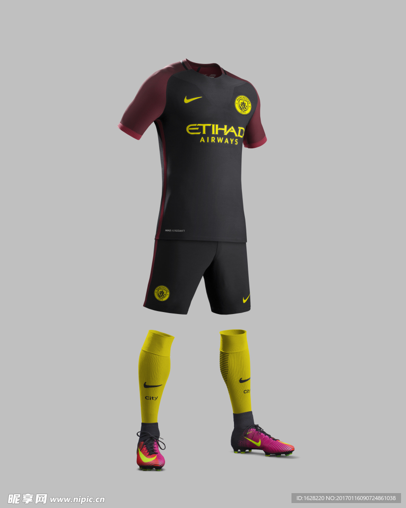 NIKE俱乐部足球队服宣传广告