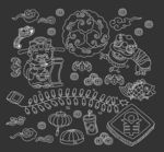 春节新年手绘元素