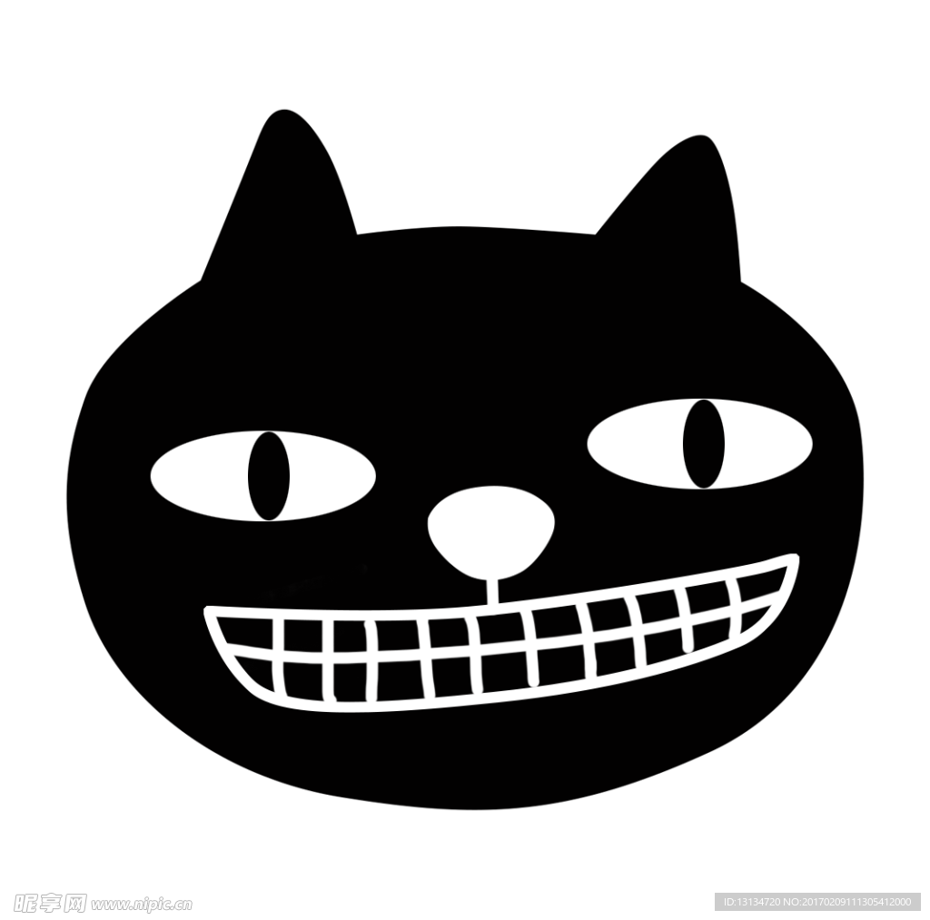 猫咪 表情 带帽子的猫 黑猫