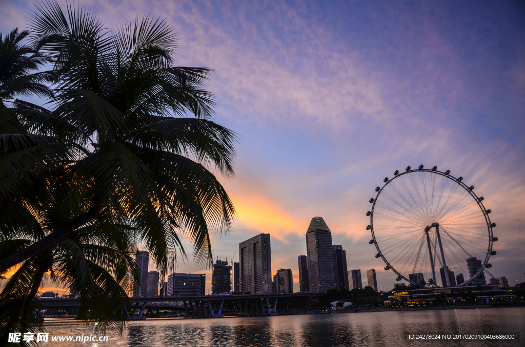 新加坡滨海湾摩天轮