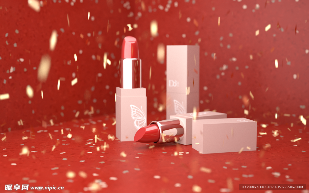 新年口红场景图