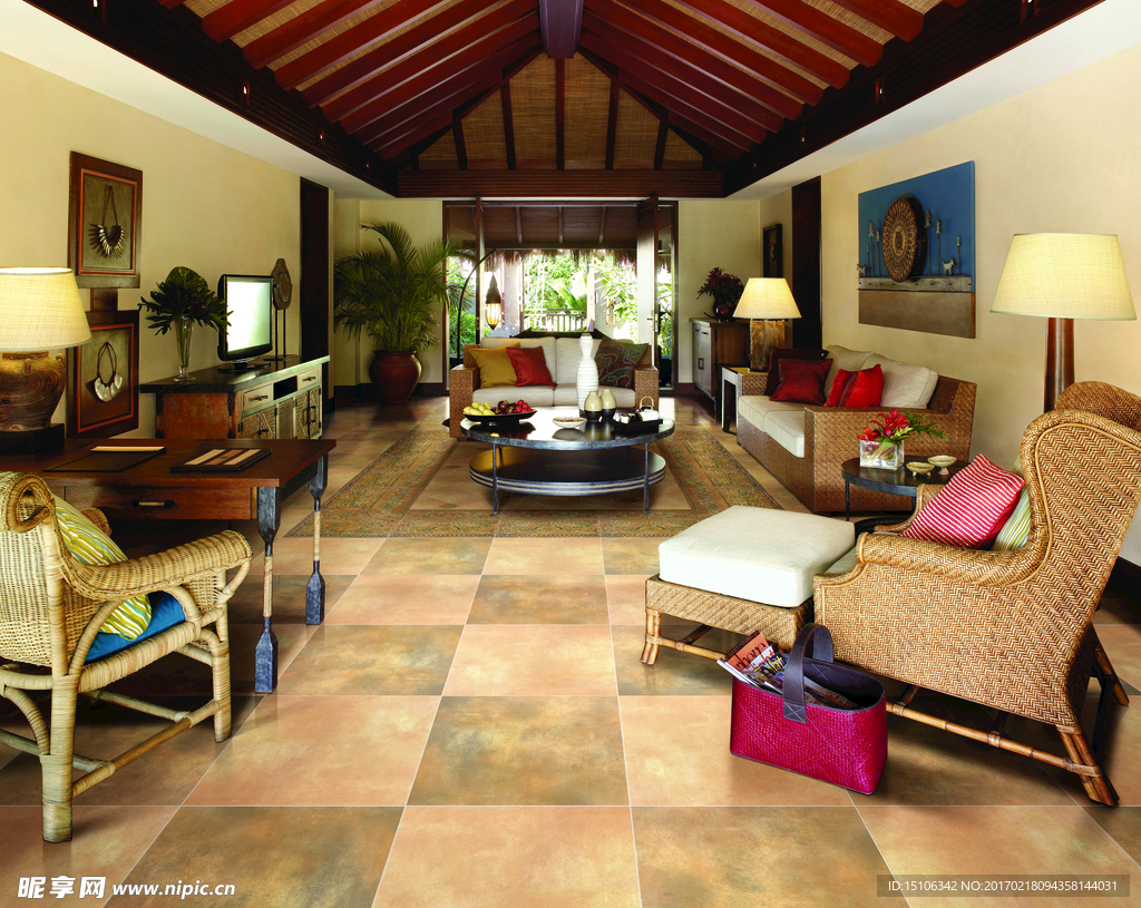 客厅合层效果图