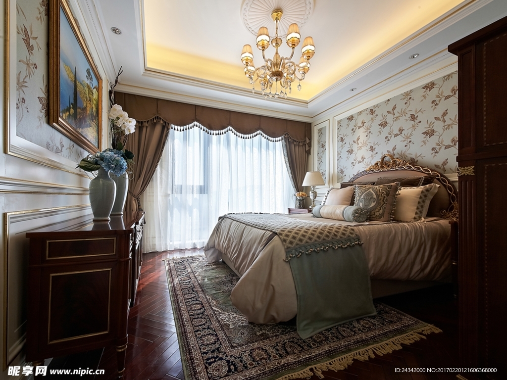 法式风格装饰设计实景图