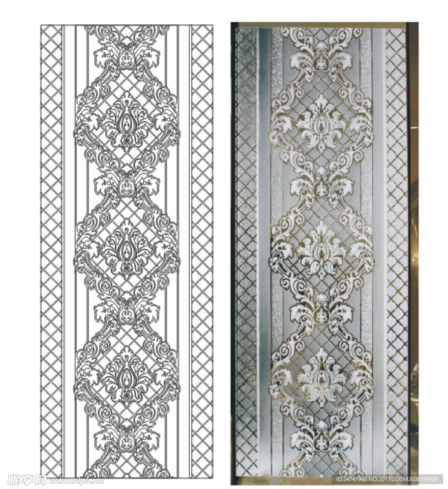 欧式花纹 玉砂  菱形花纹