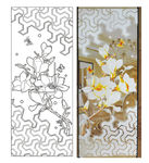 欧式花纹 欧式玉兰