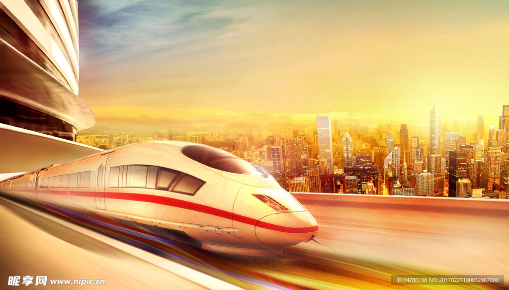 地铁交通繁华城市