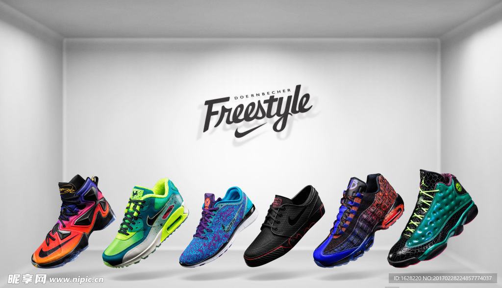 NIKE休闲运动鞋宣传广告