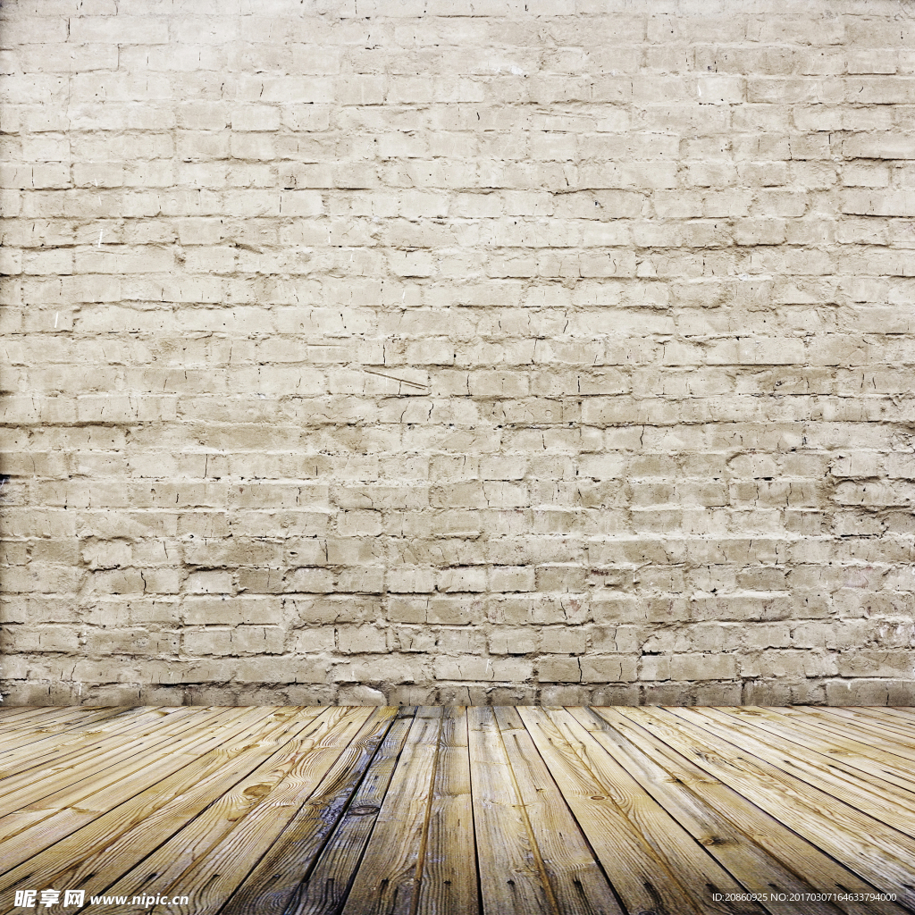 砖墙木板图片
