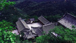 风景千山寺庙深山