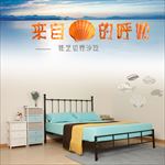 淘宝铁艺床创意主图详情首页海报