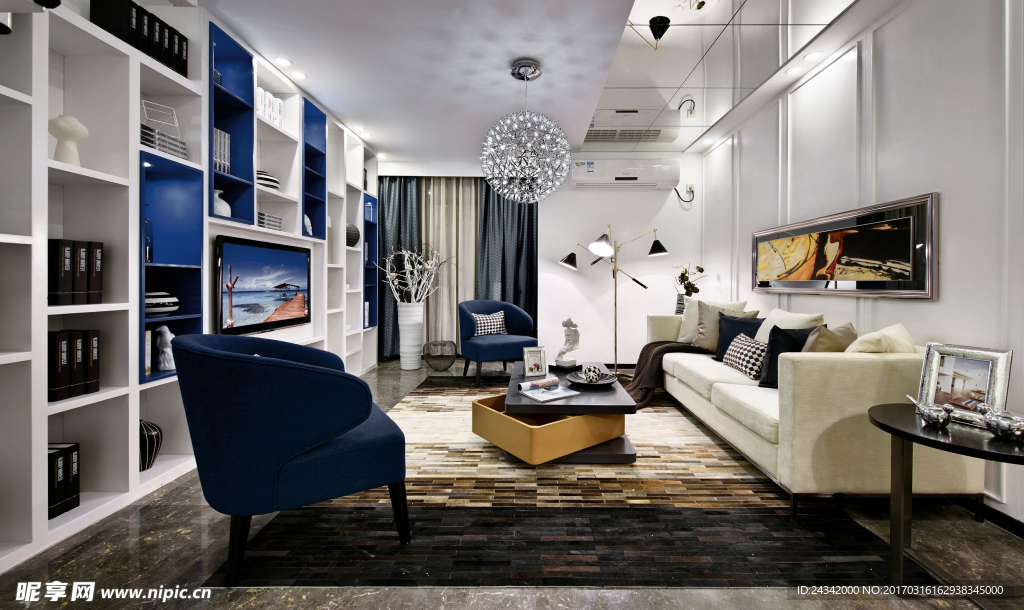 北欧风格装饰设计实景图