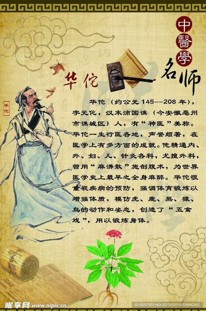 华佗中医人物介绍