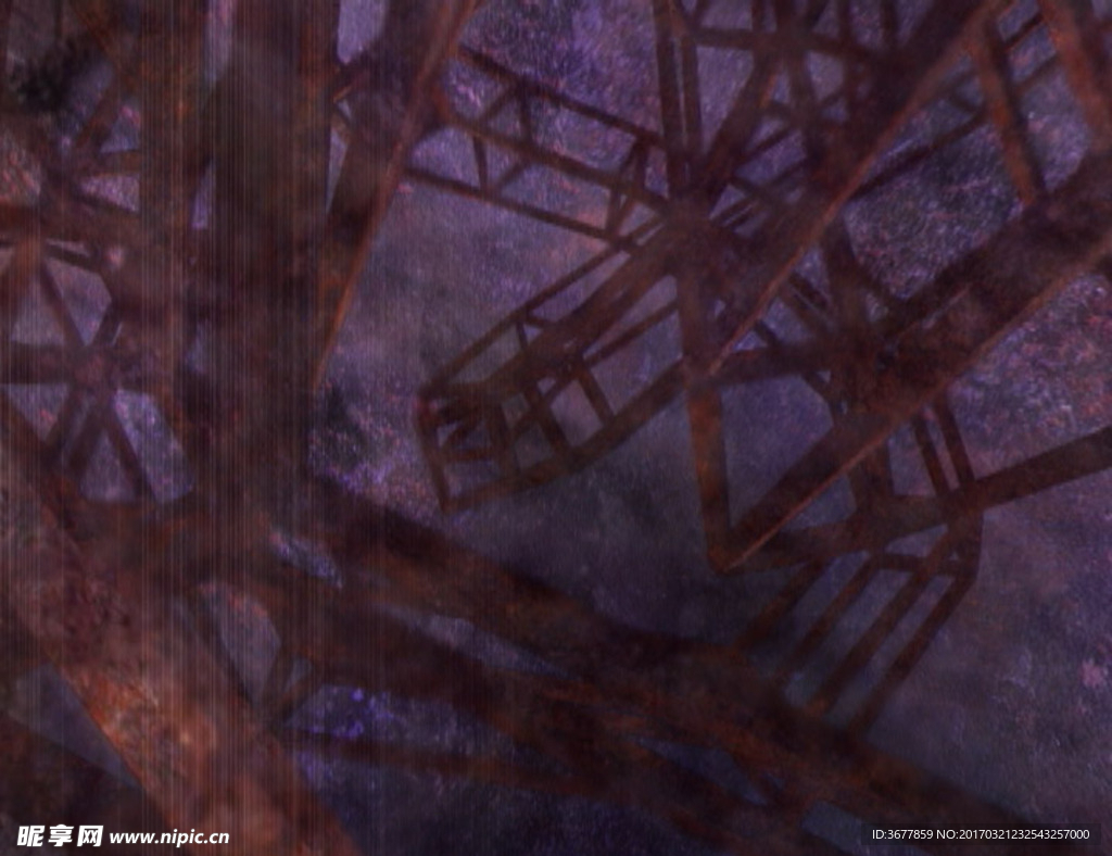 工地钢铁金属背景