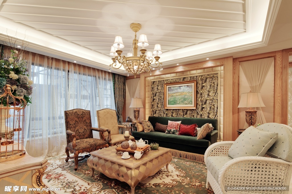 地中海风格装饰实景图