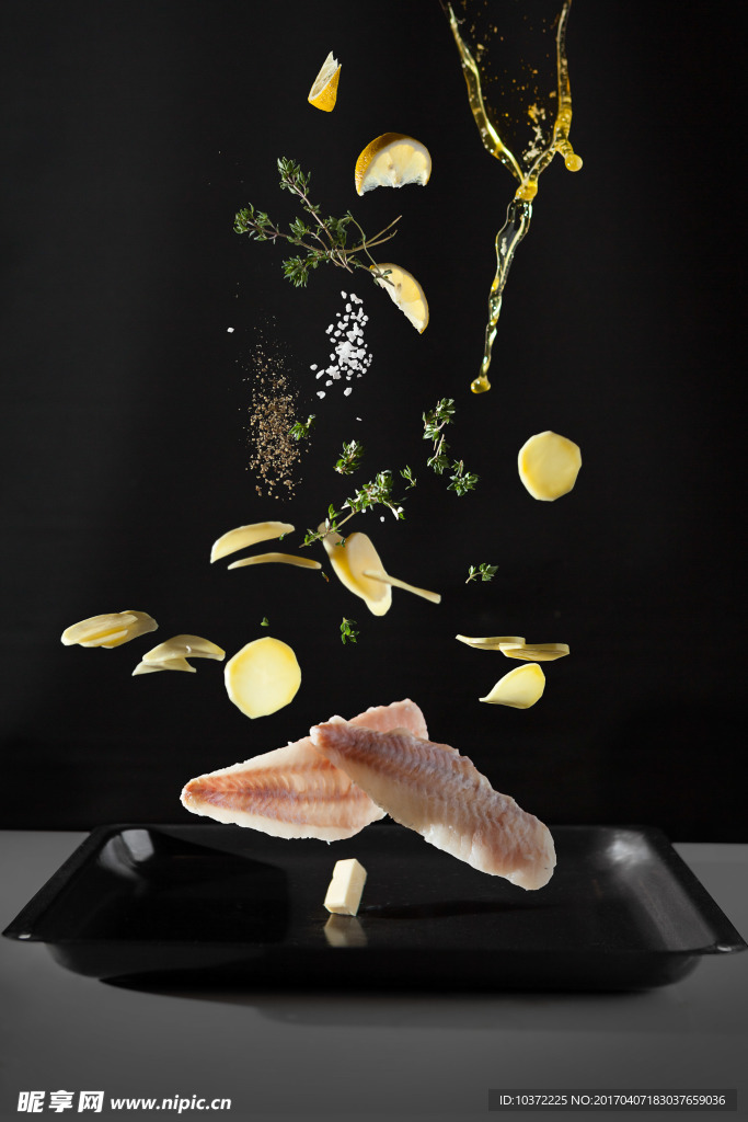 食物肉类厨房烹饪创意图