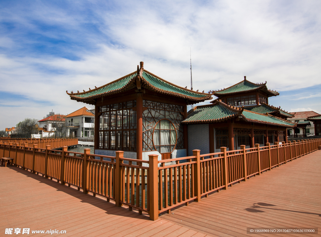 黄骅西湖公园美景