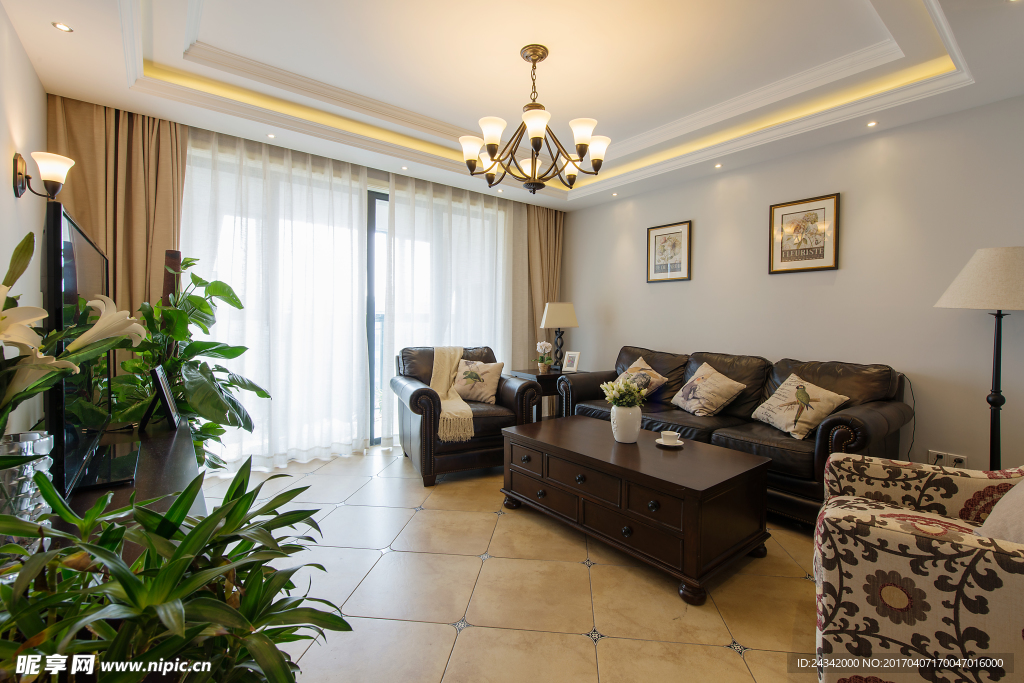 美式风格实景图