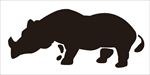 犀牛矢量图