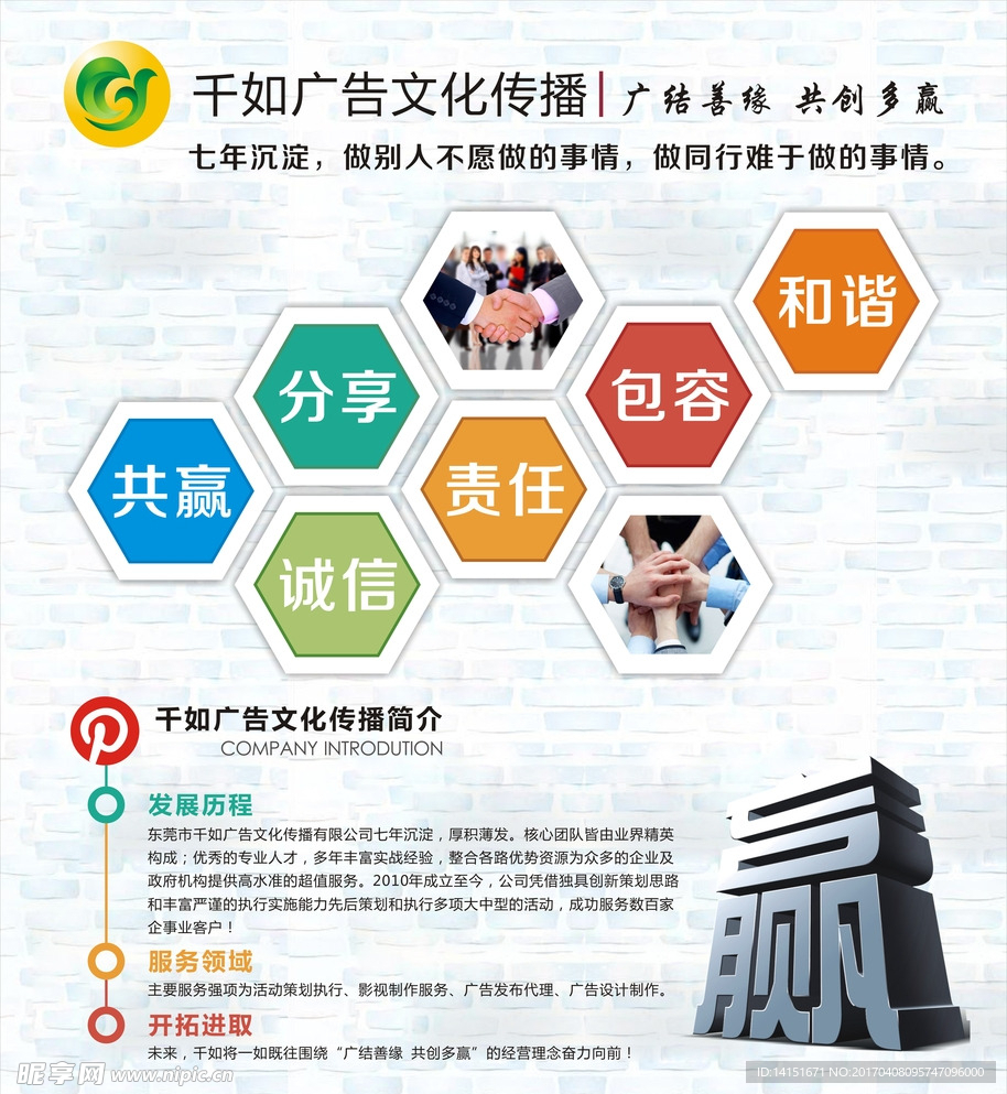 创意公司文化墙