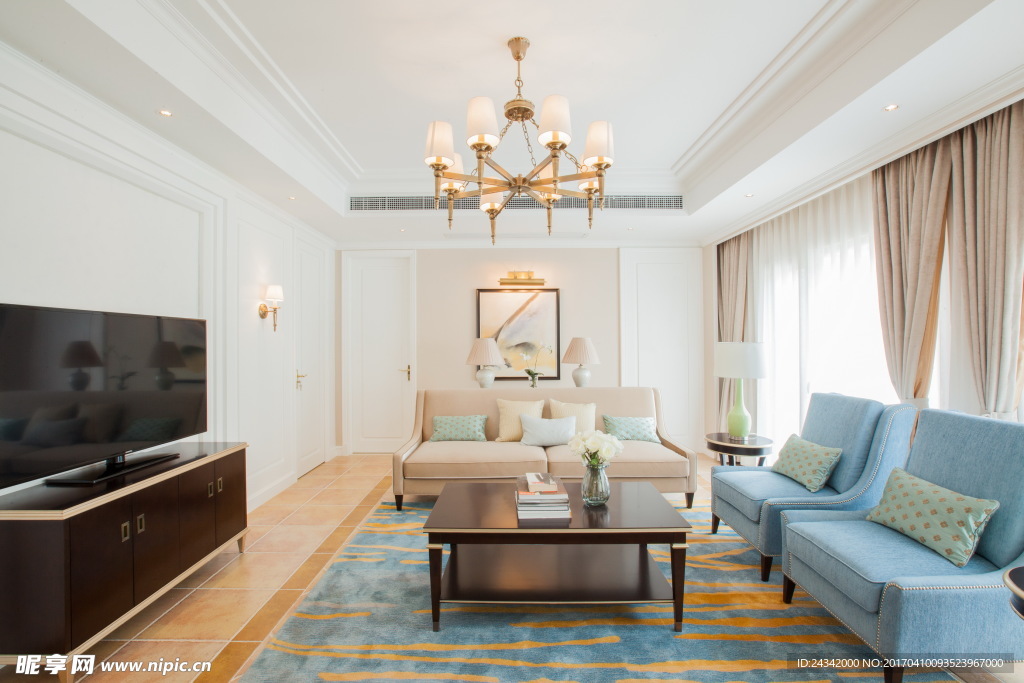 美式复古风格实景图