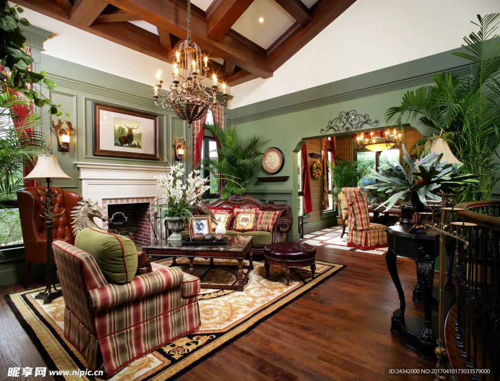 美式复古风格实景图