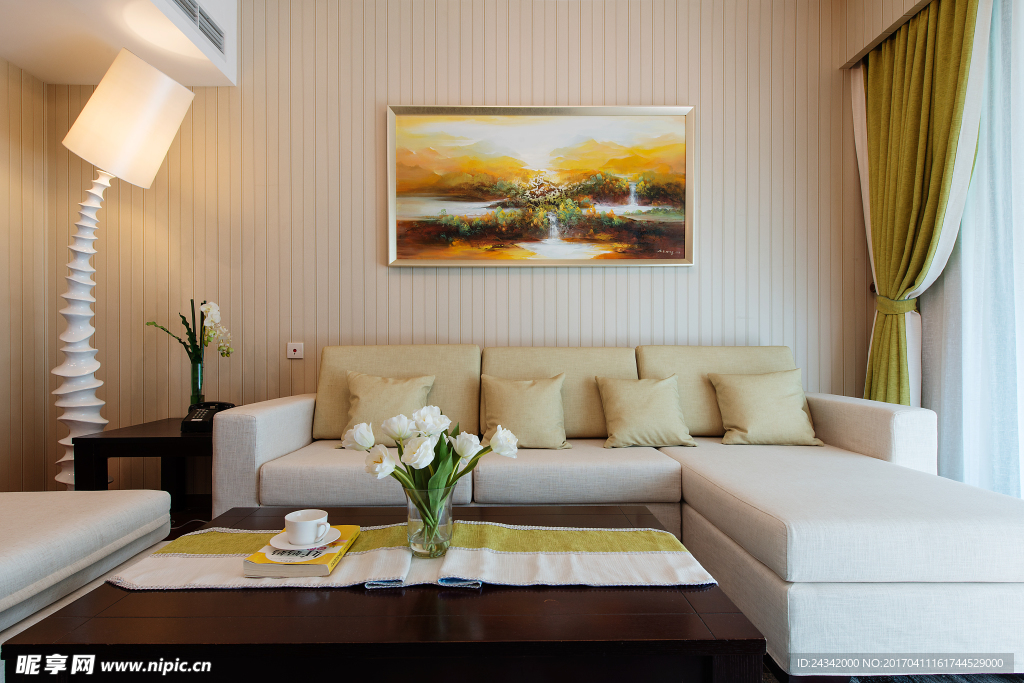 现代简约装饰实景图