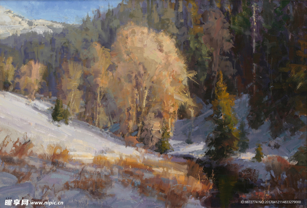 油画风景 油画山水 风景油画