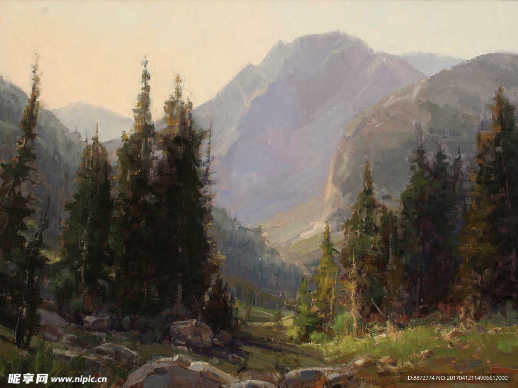 油画风景 油画山水 风景油画