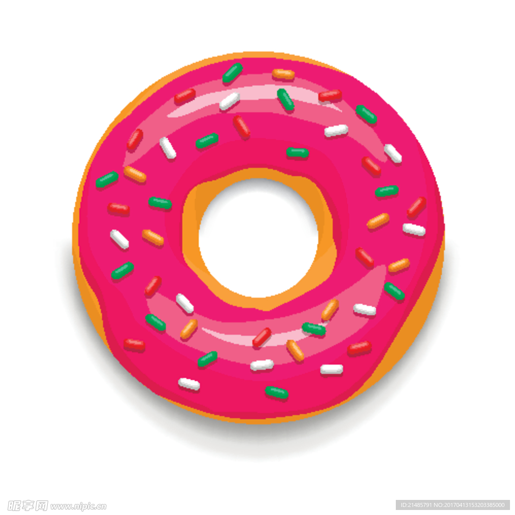 矢量甜甜圈