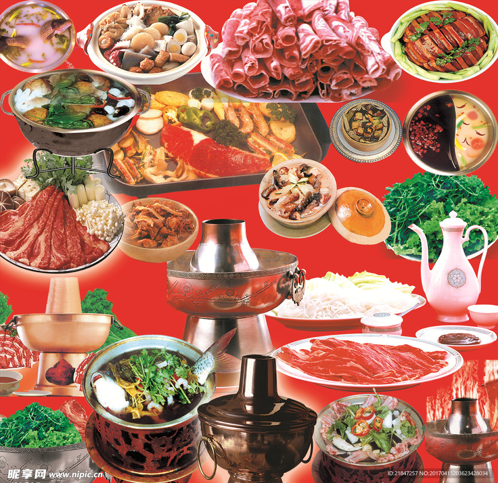 各种火锅素材模板