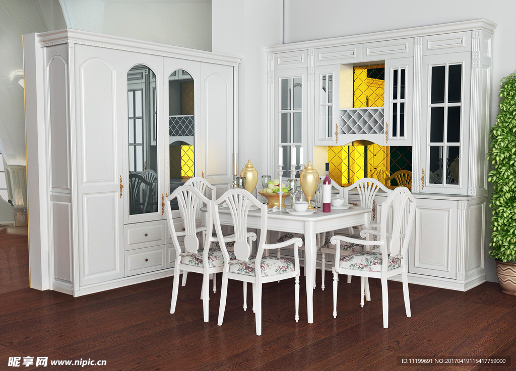 衣柜酒柜定制max模型