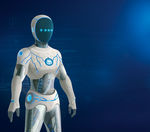 机器人科技背景