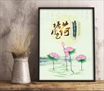 17042003中国风荷花展板