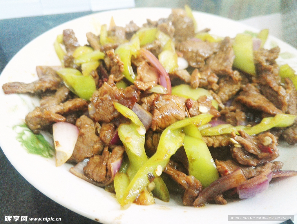 青椒炒肉