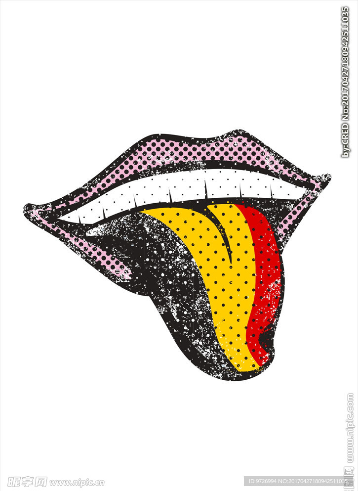 嘴唇素材下载嘴唇舌头矢量图下载