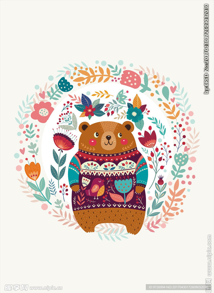 可爱卡通熊素材下载