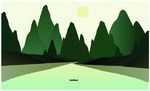矢量山水画