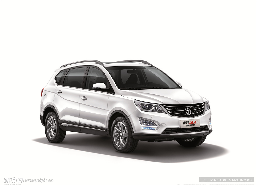 宝骏汽车 白色汽车