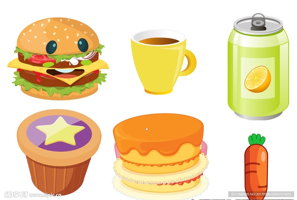 卡通食物