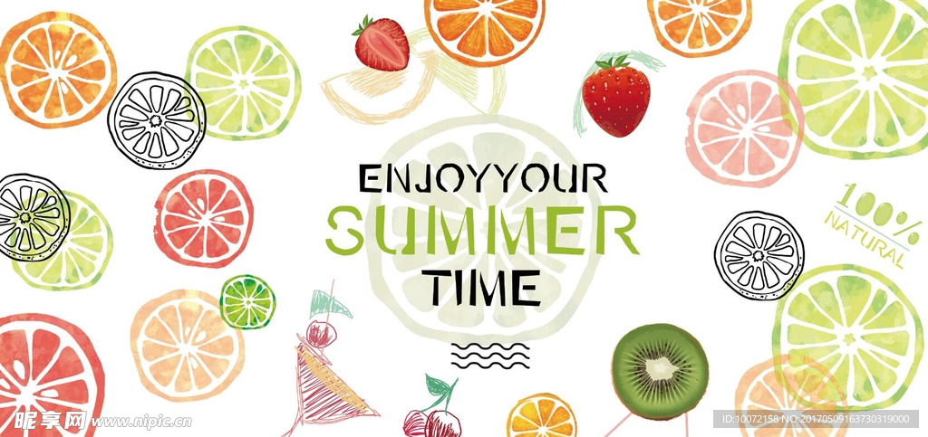 鲜果时间水果背景