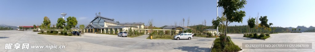 厦蓉高速于都服务区全景