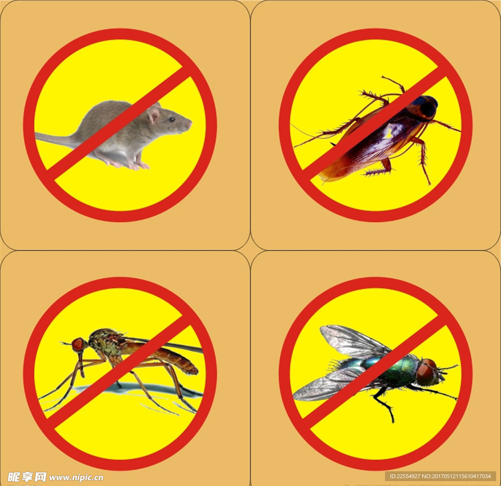 医院四害展板